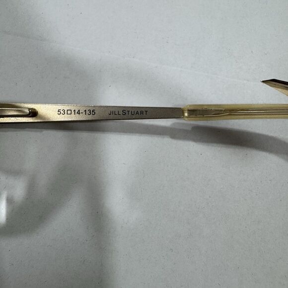 Jill Stuart JS 320-2 Eyeglasses Frames Only  53-14-135 Plastic Black Gold Bling - Picture 12 of 13